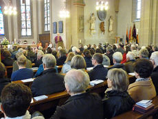 Festgottesdienst zum 50jahrigen Priesterjubiläum von Stadtpfarrer i.R. Geistlichen Rat Ulrich Trzeciok (Foto: Karl-Franz Thiede)